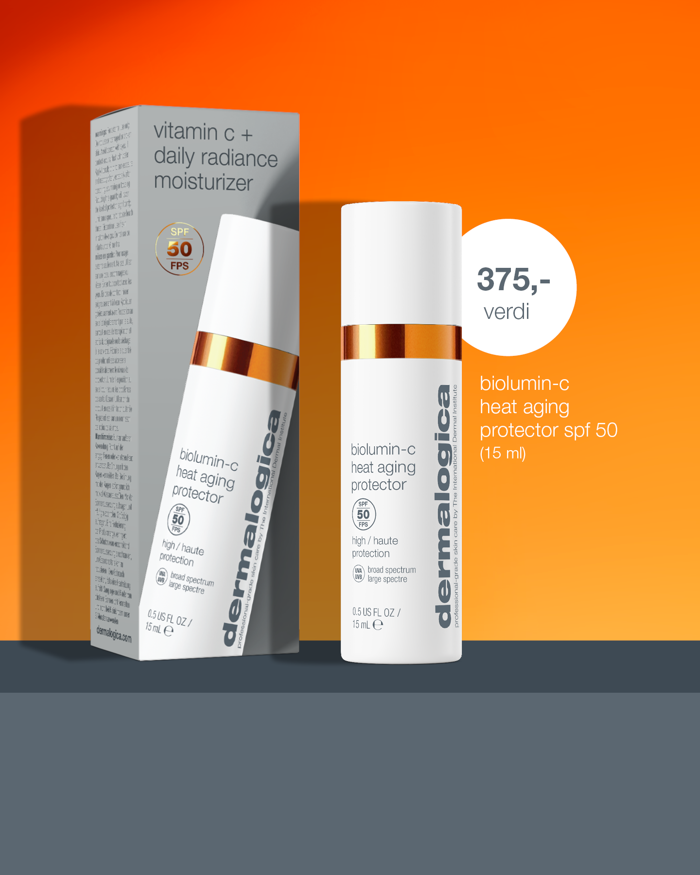 Biolumin-c heat aging protector spf 50 15 ml